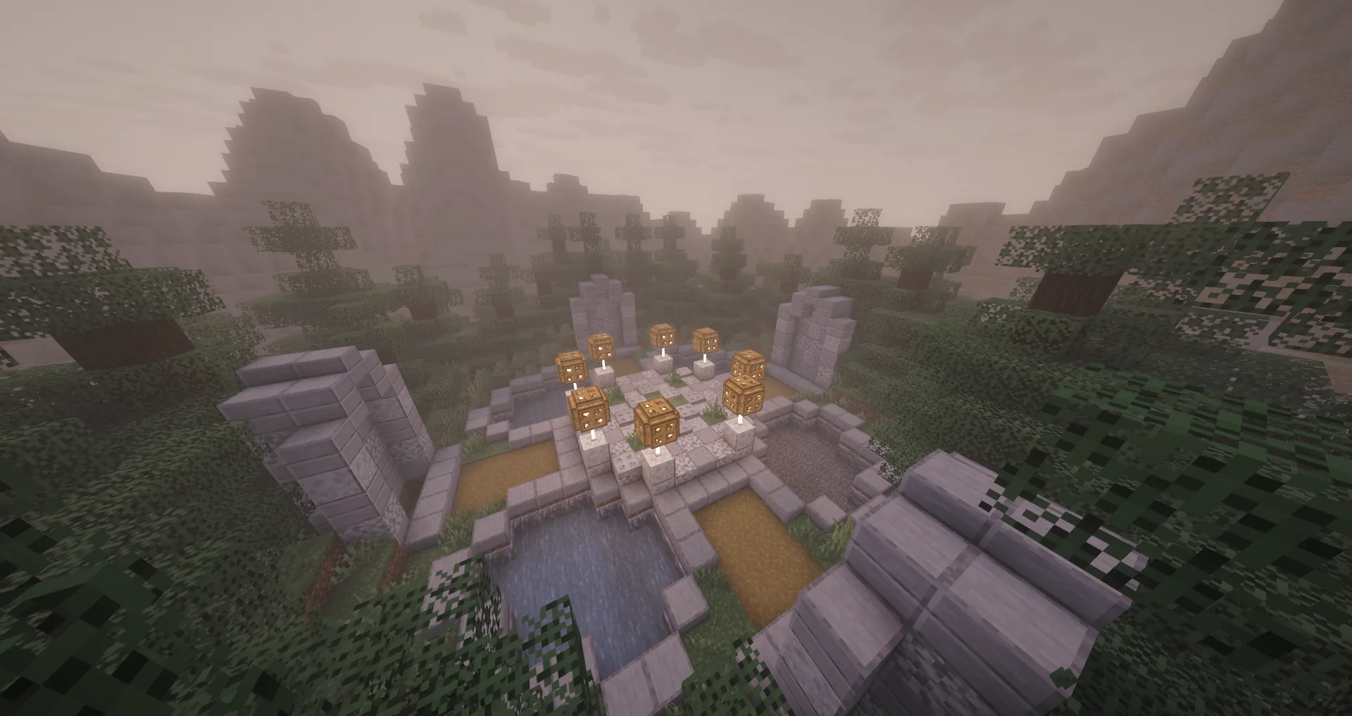 Zona de Dungeons en desarrollo